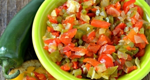 Quick Pickled Pepper Onion Relish