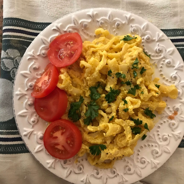 Pasta with Ricotta and Turmeric