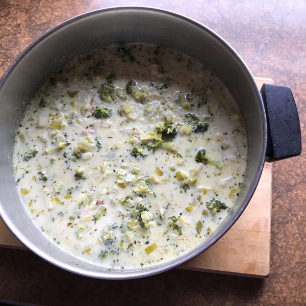 Broccoli, Leek, and Potato Soup