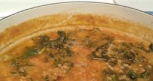 Lentil, Kale, and Sausage Soup