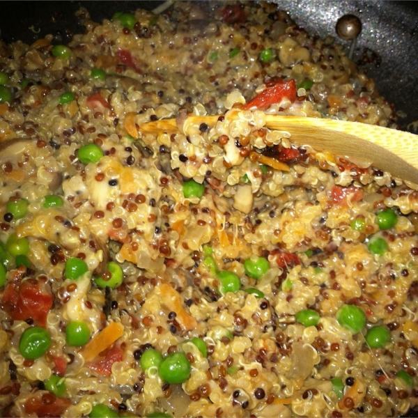 Quinoa with Peas and Parmesan