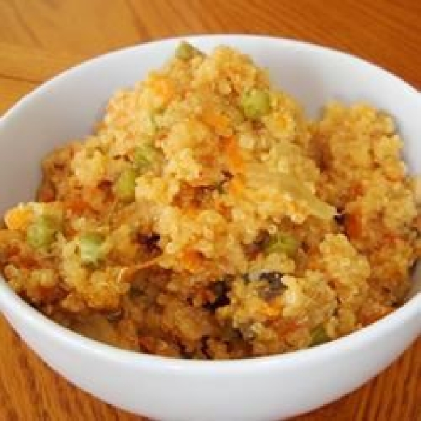 Quinoa with Peas and Parmesan