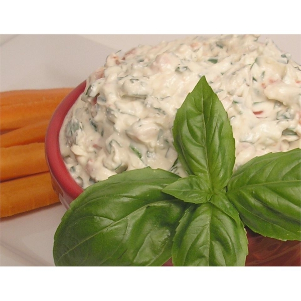 Summer Fresh Tomato Basil Dip
