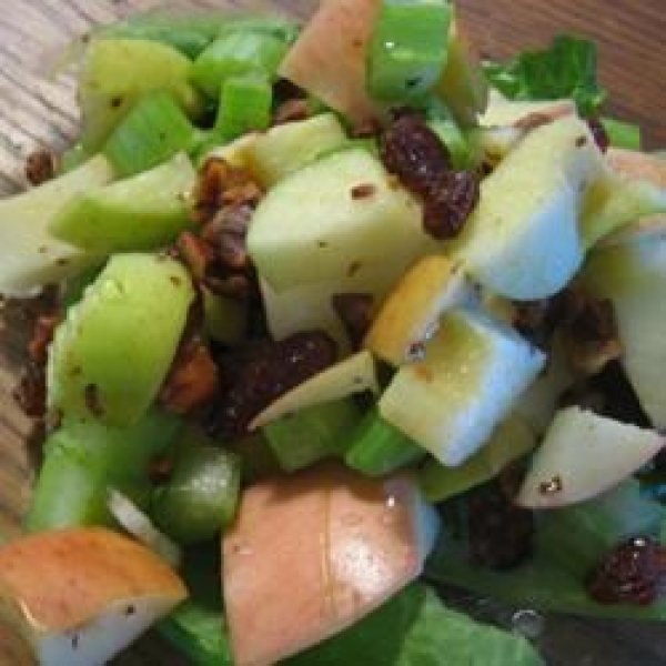 Waldorf Salad with Walnut Oil Vinaigrette