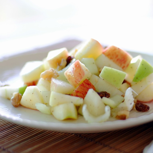 Waldorf Salad with Walnut Oil Vinaigrette