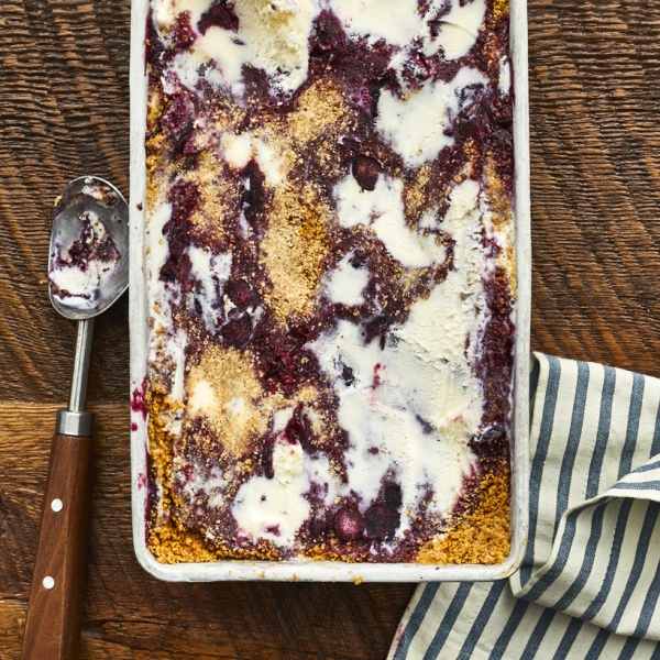 Blueberry Cheesecake Ice Cream