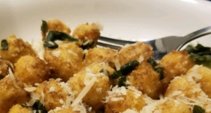 Sweet Potato Gnudi with Sage Butter