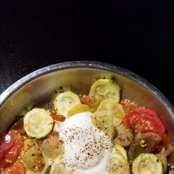 Roasted Baby Eggplant, Tomato, and Zucchini