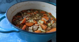 Chicken and Orzo Soup with Fennel