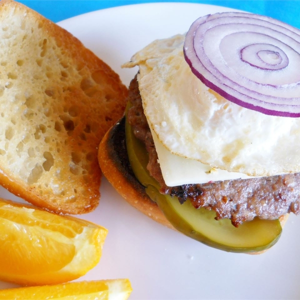 Easy Breakfast Sausage Burgers