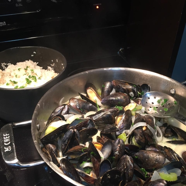 Moules en Sauce