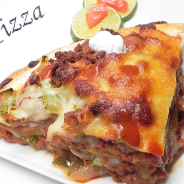 Mexican Deep-Dish Pizza