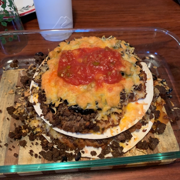 Mexican Deep-Dish Pizza