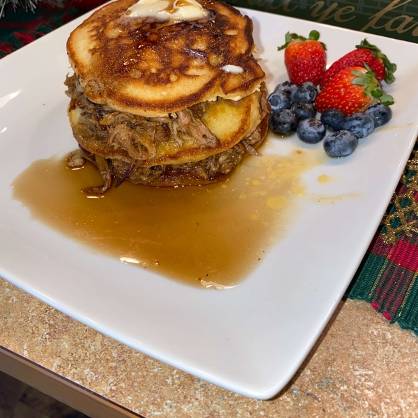 Pulled Pork Pancakes