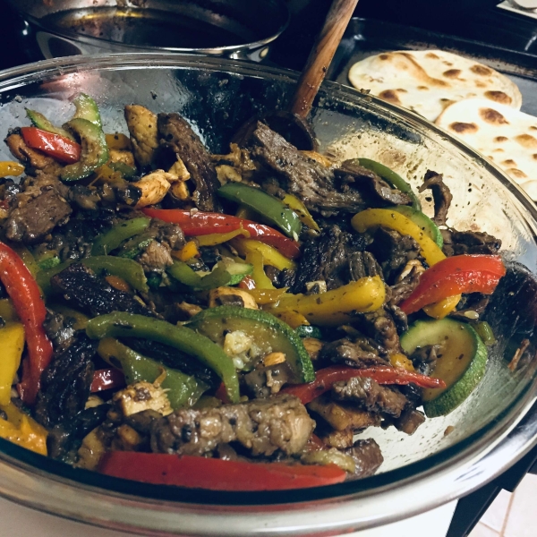 Sizzling Steak Fajitas