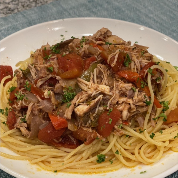 Homemade Chicken Cacciatore, Sicilian-Style