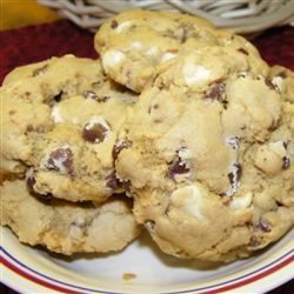 Triple Chocolate Chip Cookies