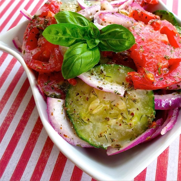 Sweet and Tangy Cucumber Salad