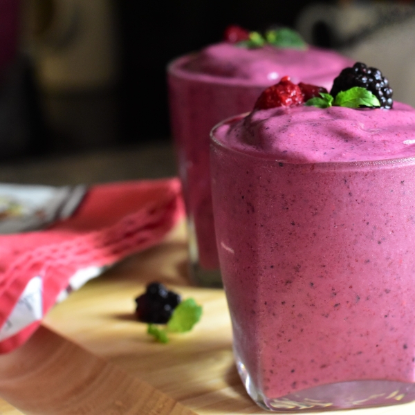 Raspberry Blackberry Smoothie