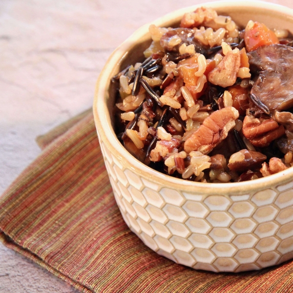 Instant Pot Wild Rice with Mushrooms