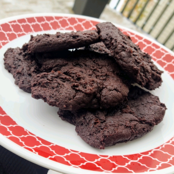 Vegan Chocolate Fudge Cookies