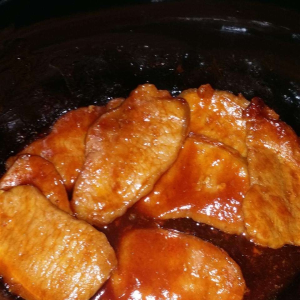 Easy Slow Cooker Sweet and Sour Pork Chops