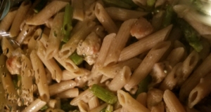 Chicken and Asparagus with Penne Pasta