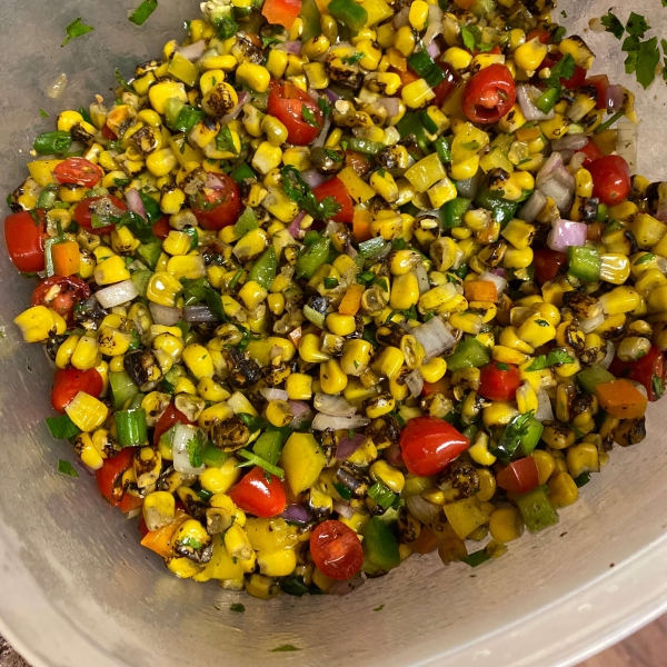 Grilled Corn Salad