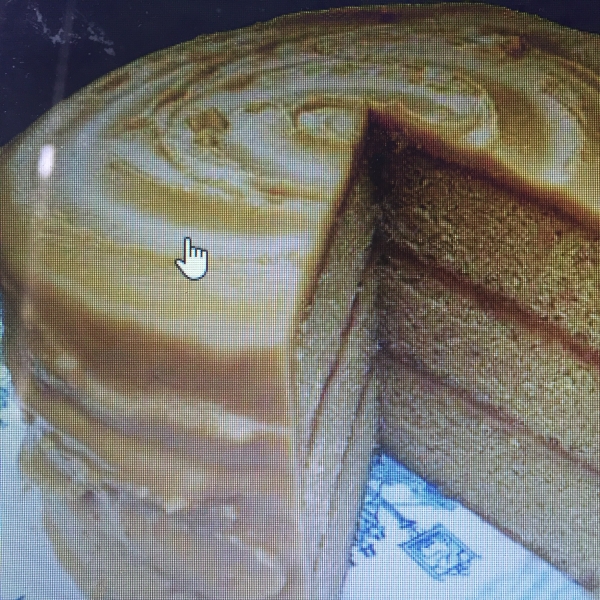 Butterscotch Cake with Caramel Icing