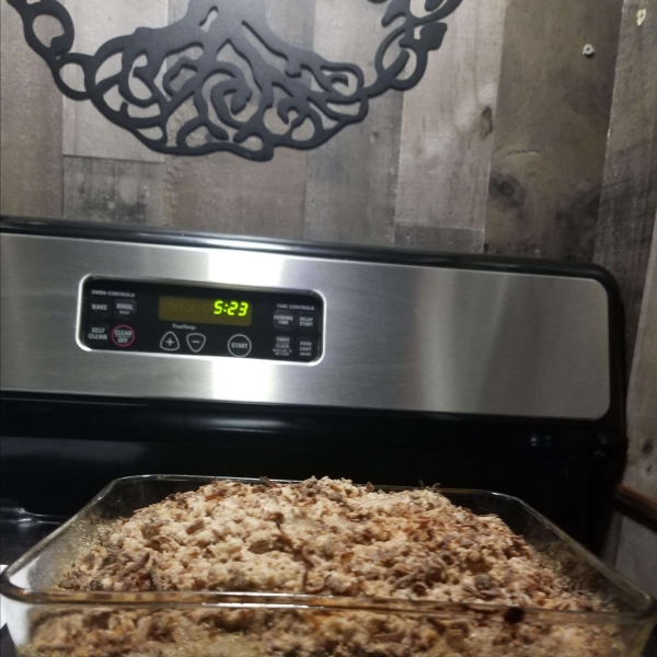 Toasted Coconut-Topped Blueberry Cake