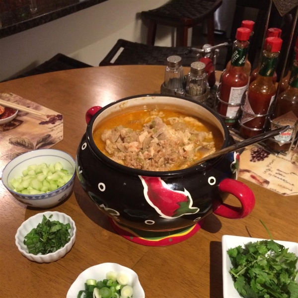 Slow Cooker Chicken Thai Ramen Noodles