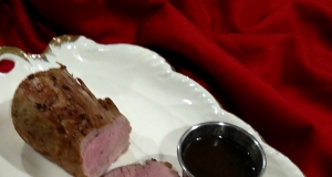 Pork Tenderloin with Apple Cider Au Jus