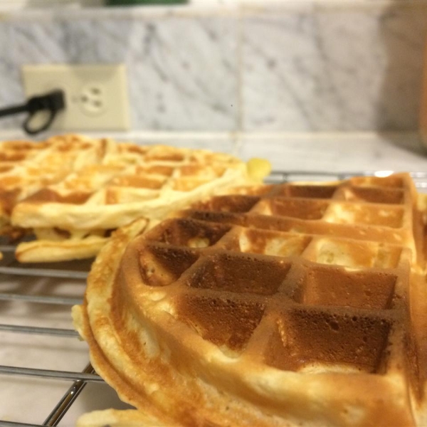 Easy Malted Waffles