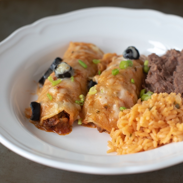 Creamy Beef Enchiladas