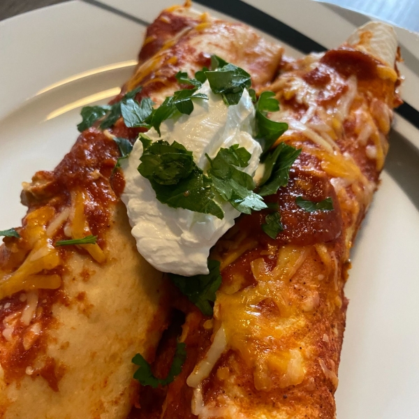 Creamy Beef Enchiladas