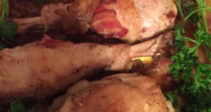 Skillet Turkey with Bacon and White Wine