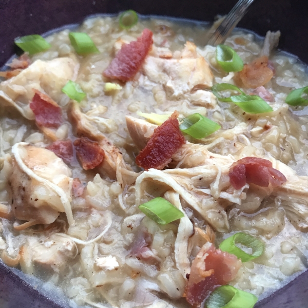 Instant Pot® Chicken Congee (Chinese Rice Porridge)