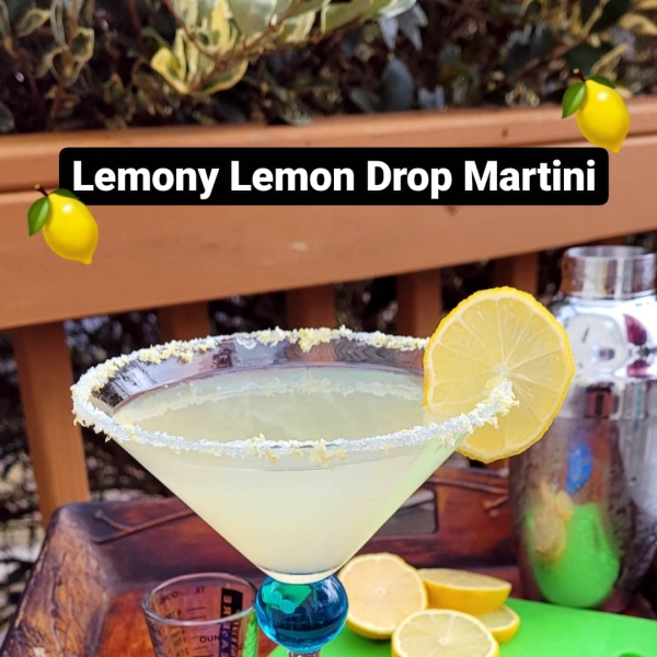 Lemony Lemon Drop Martini