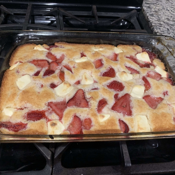 Strawberry Cream Cheese Cobbler