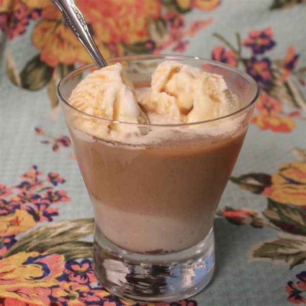 Affogato with Cold-Brewed Coffee