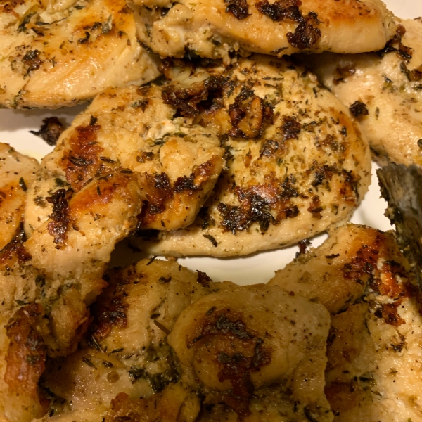 Greek Style Garlic Chicken Breast