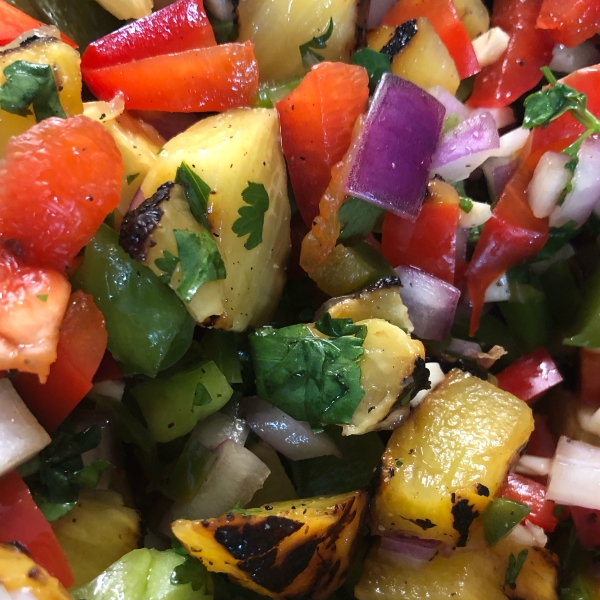 Grilled Pineapple Salsa