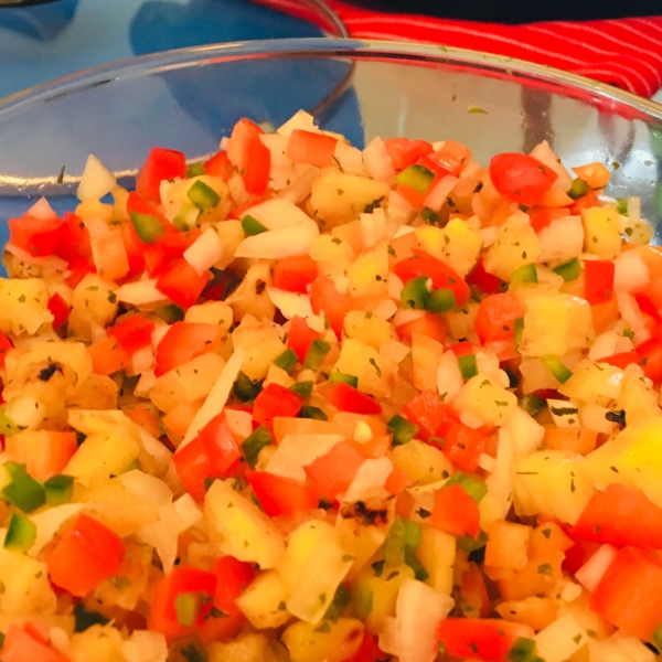 Grilled Pineapple Salsa