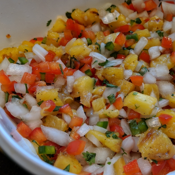 Grilled Pineapple Salsa