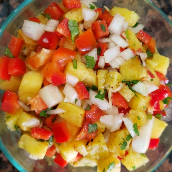 Grilled Pineapple Salsa