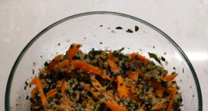 Kale, Carrot, and Sunflower Seed Salad