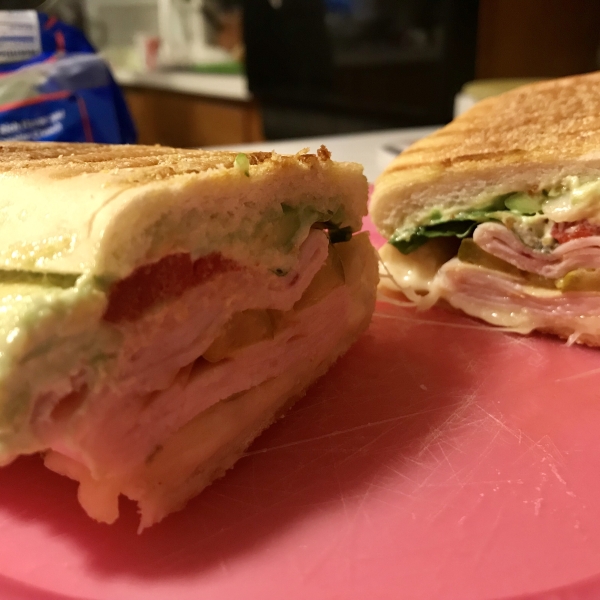 Turkey Avocado Panini