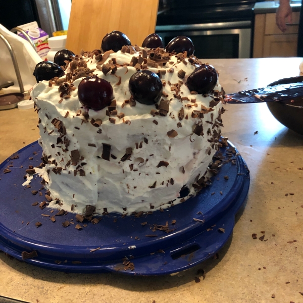 Easy Dressed-Up Black Forest Cake