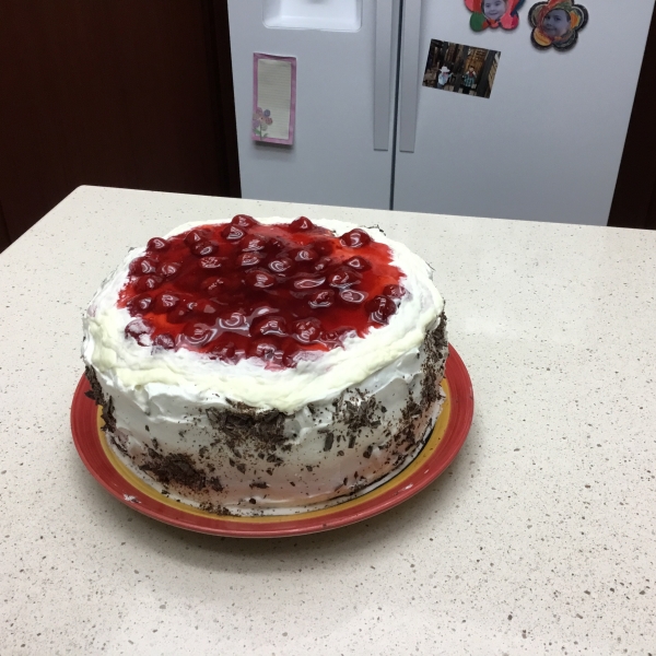 Easy Dressed-Up Black Forest Cake