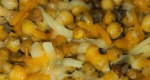 Zesty Garbanzo Beans with Pistachio Nuts
